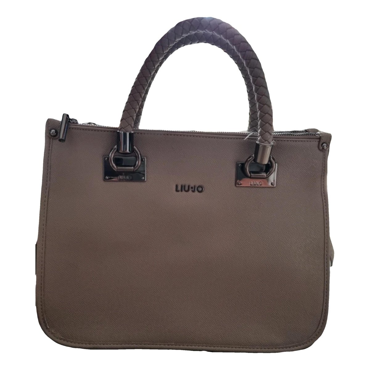 Vegan leather satchel