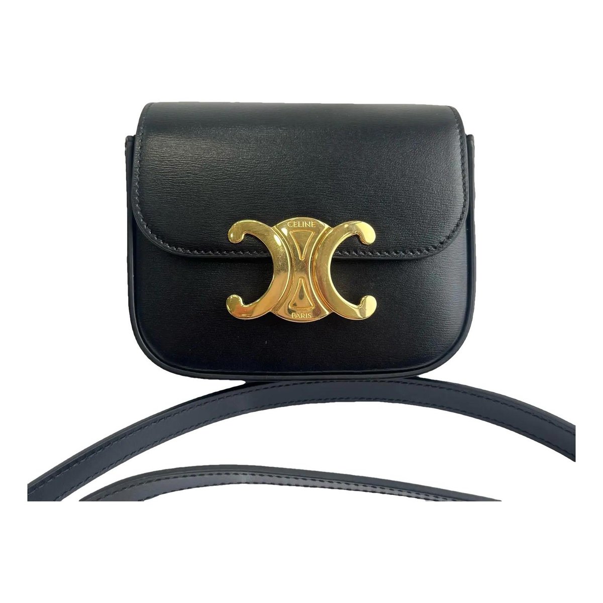 Triomphe leather handbag