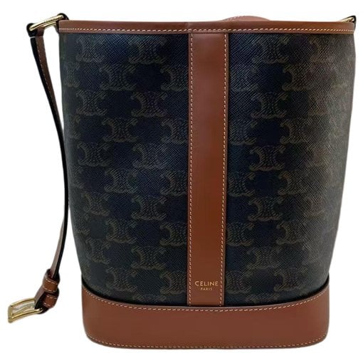 Seau Sangle leather handbag