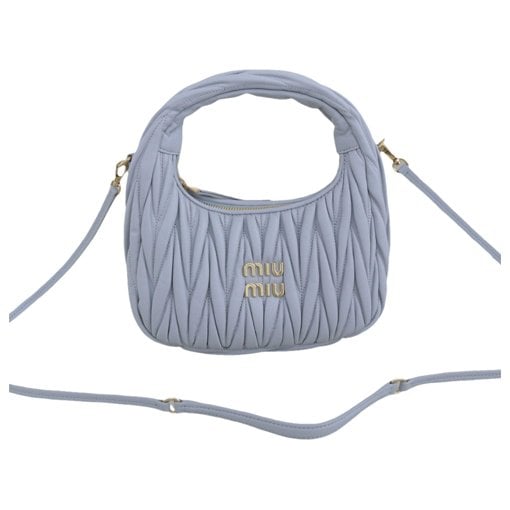 Miu Wander leather handbag