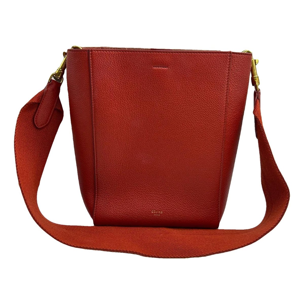 Seau Sangle leather handbag