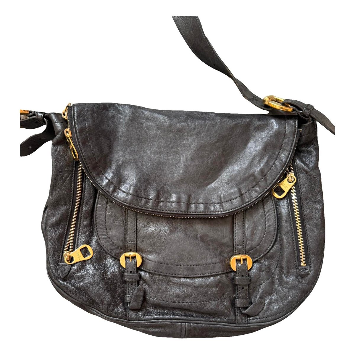 Leather crossbody bag