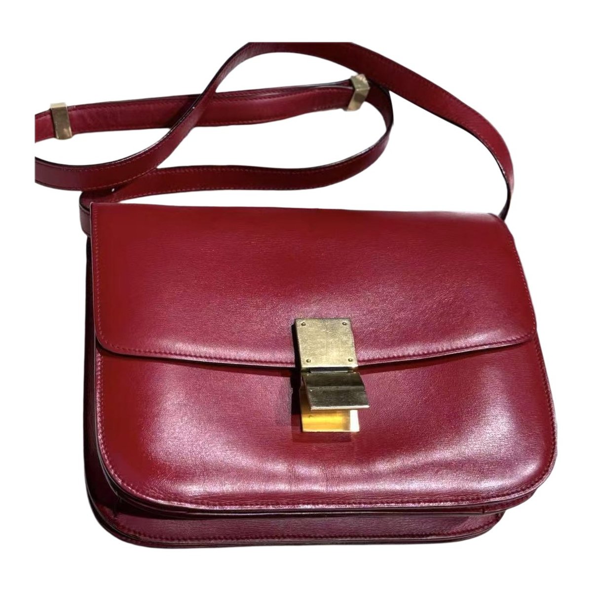 Classic leather crossbody bag