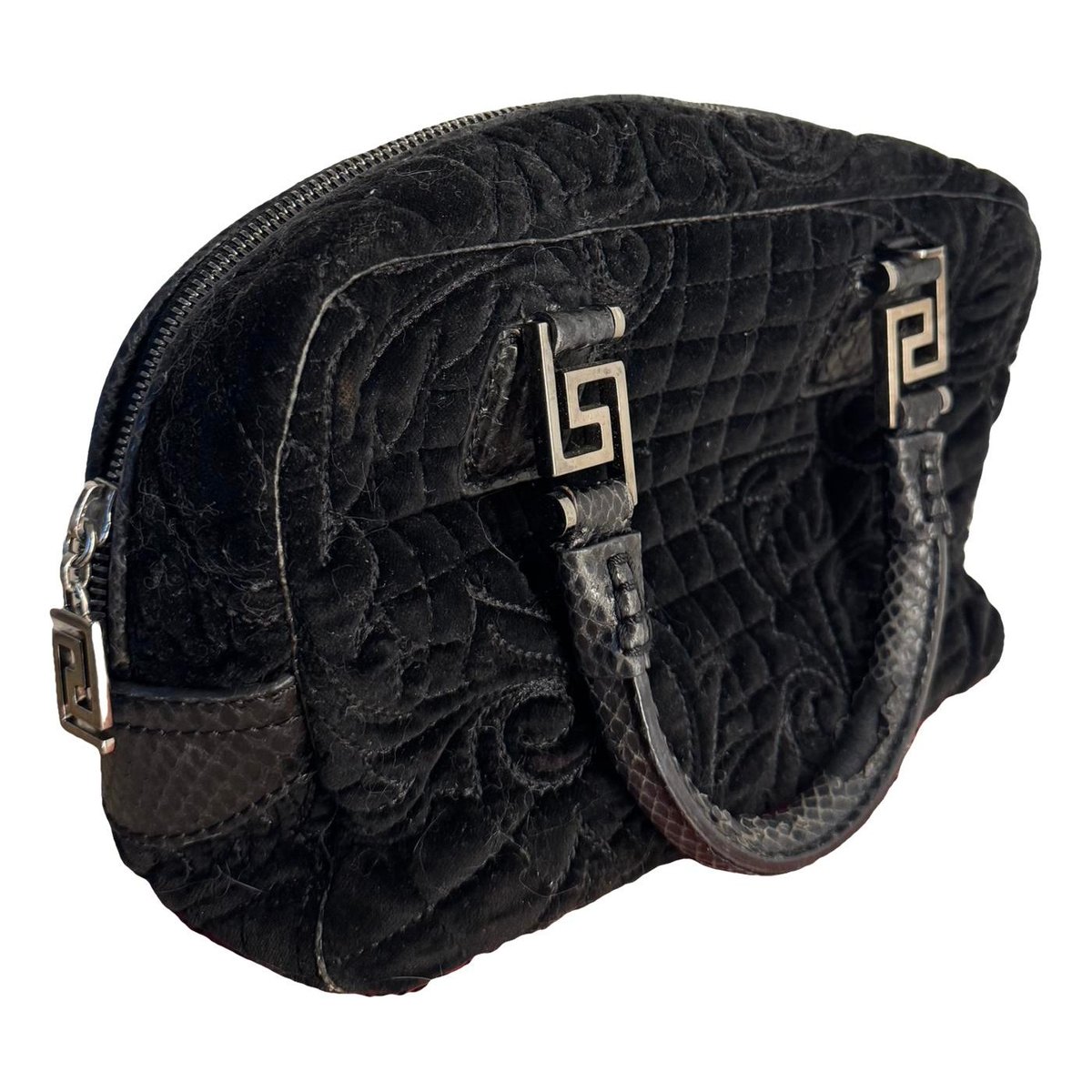 Velvet handbag