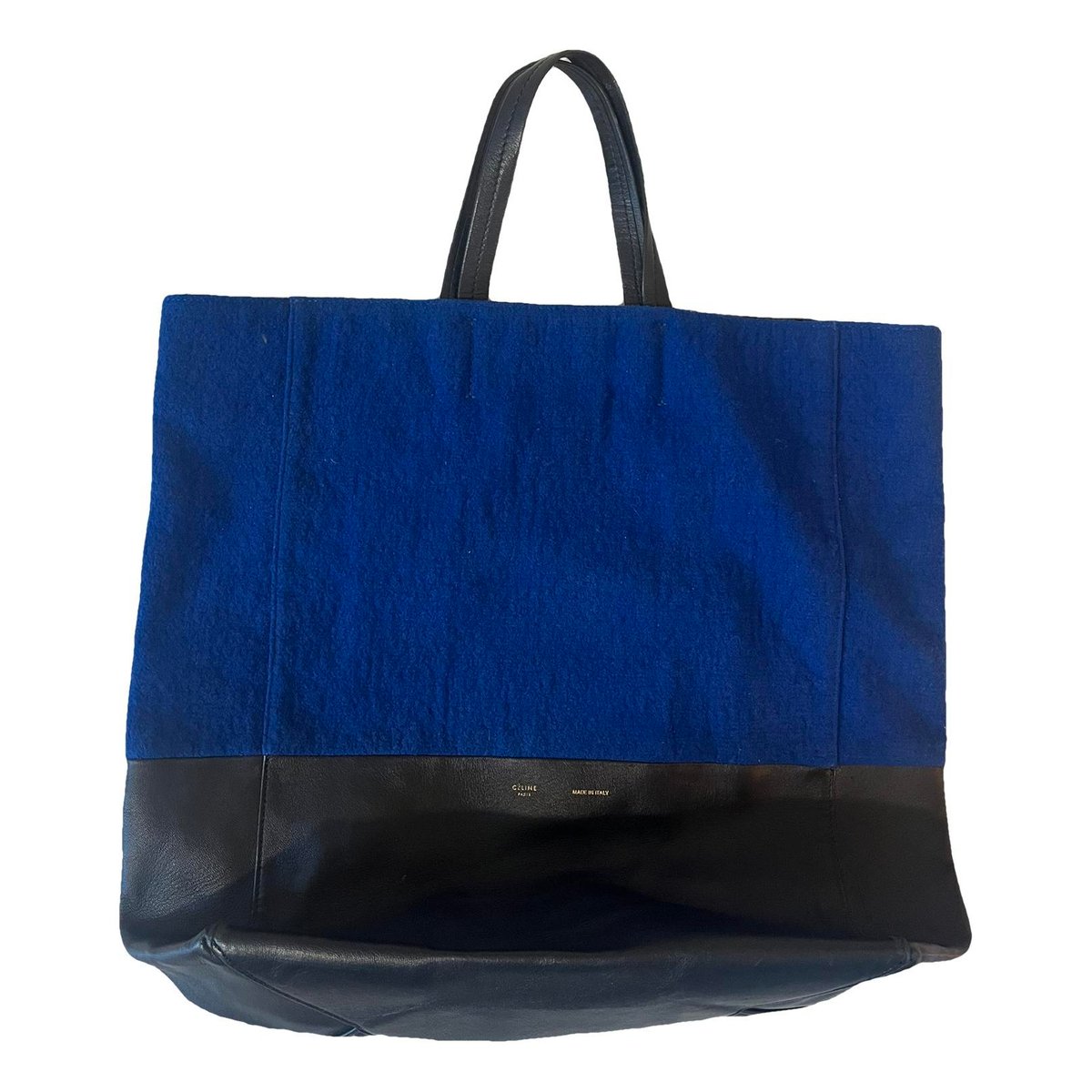 Cabas leather handbag