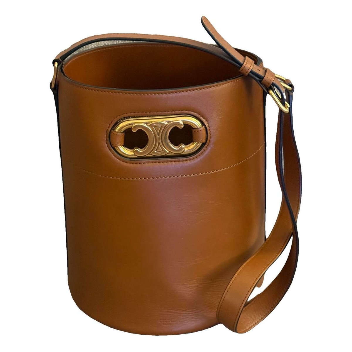 Triomphe Maillon leather crossbody bag