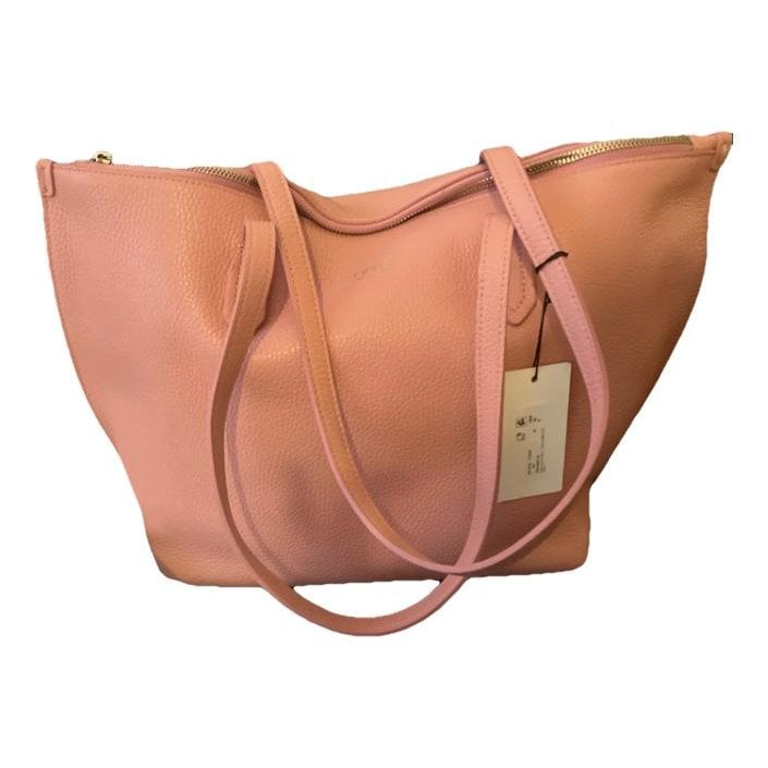 Leather tote