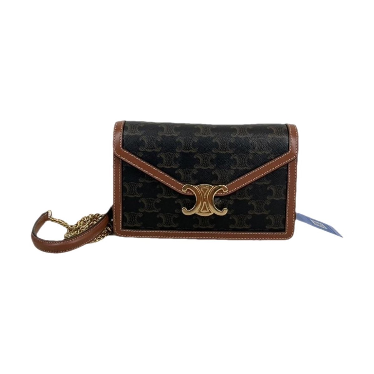 Triomphe leather handbag