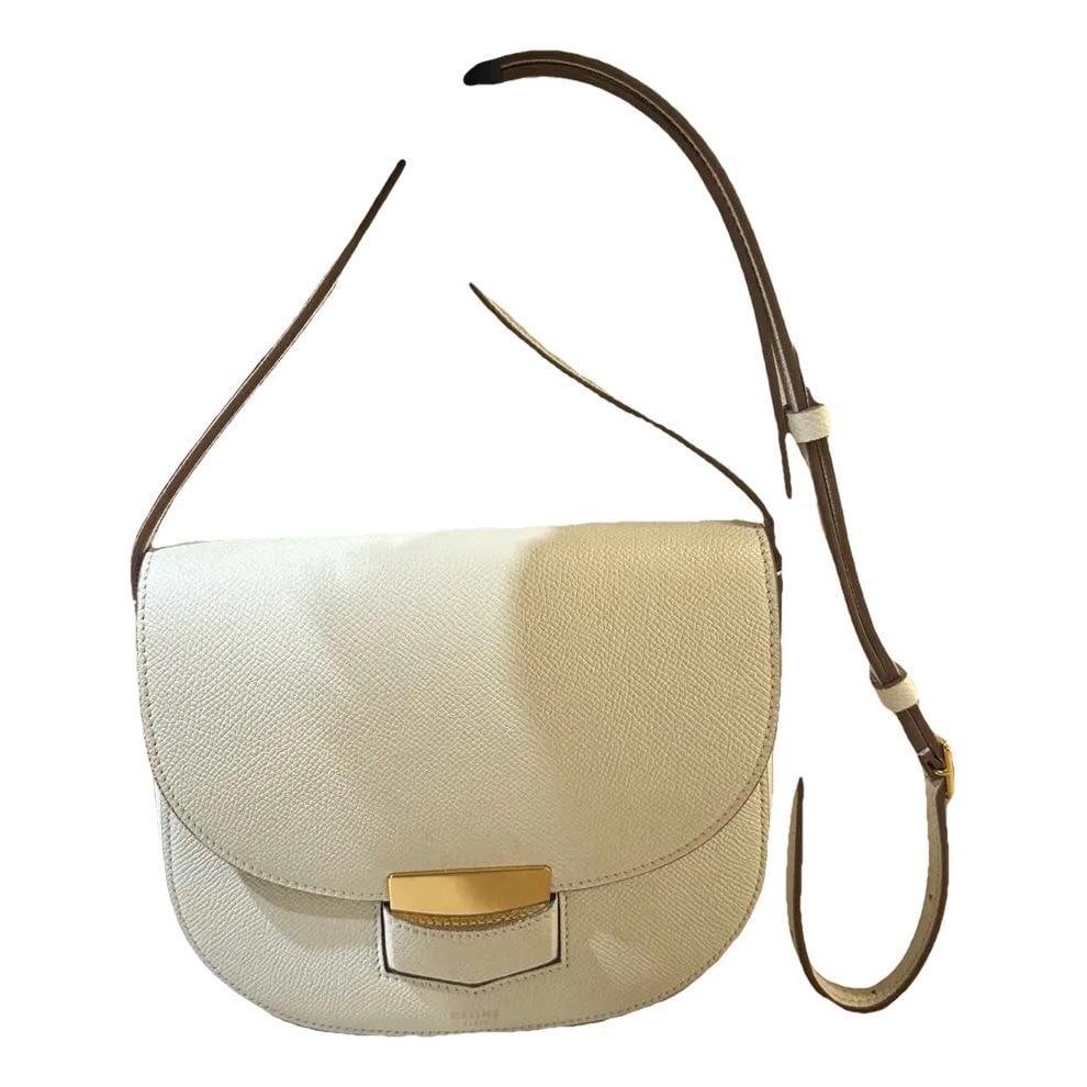 Trotteur leather crossbody bag