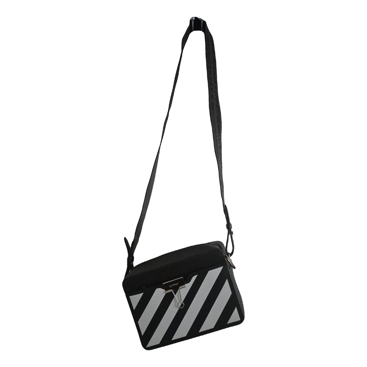 Binder leather crossbody bag