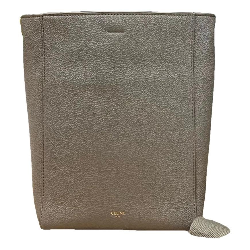Seau Sangle leather handbag