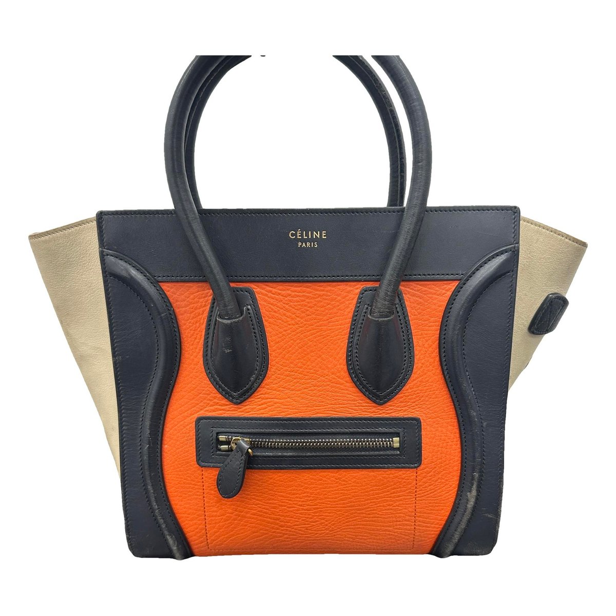 Luggage leather handbag