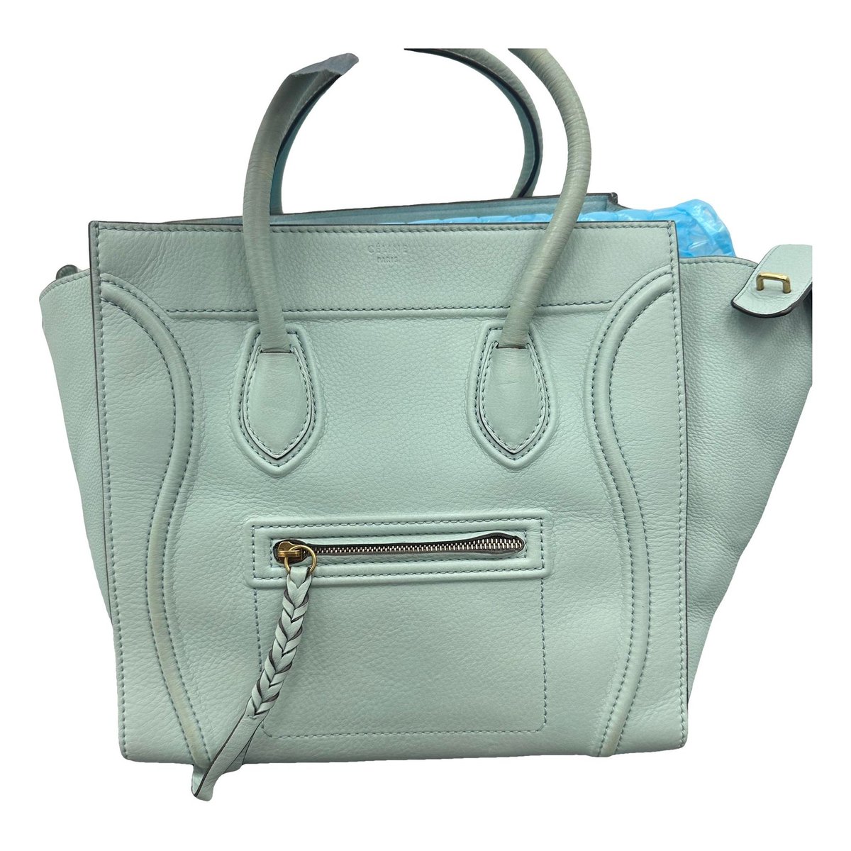 Luggage leather handbag