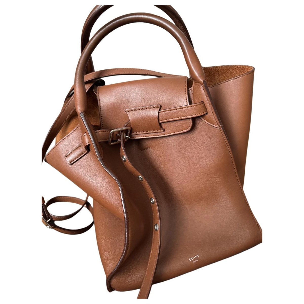 Big Bag leather handbag