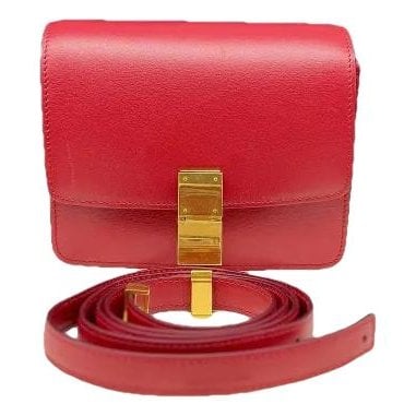 Classic leather crossbody bag