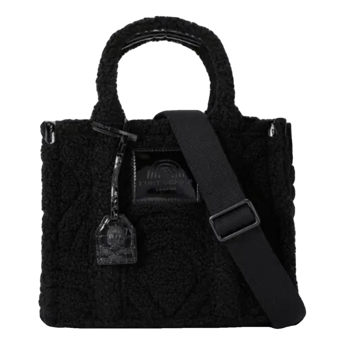 Faux fur tote
