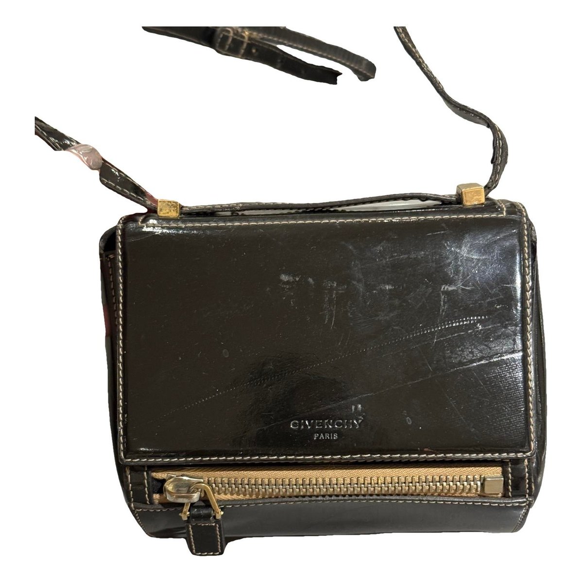 Pandora Box leather handbag