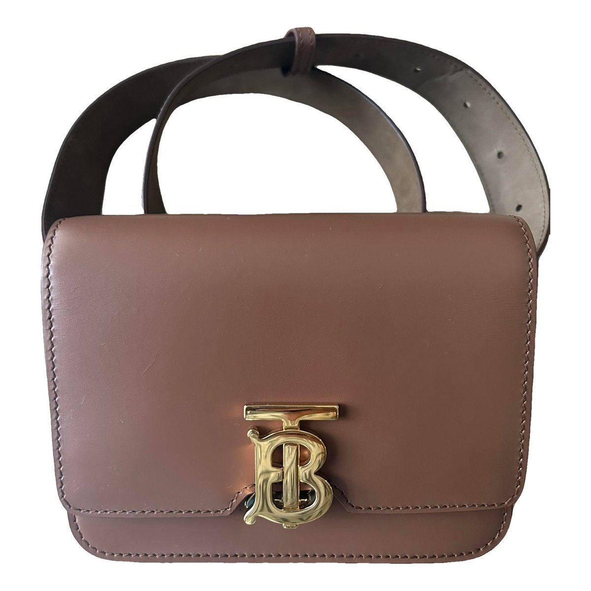 TB bag leather handbag