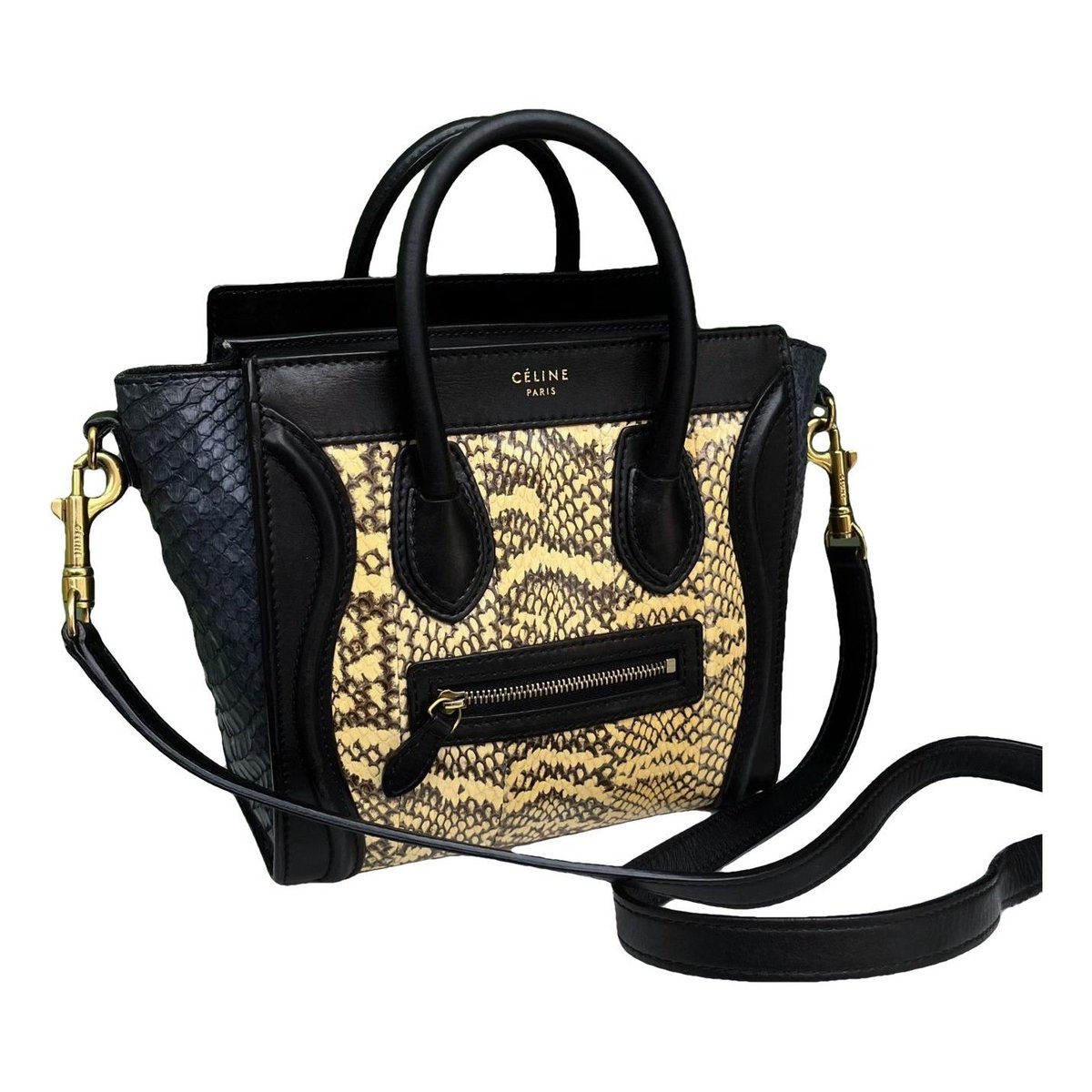 Nano Luggage leather handbag