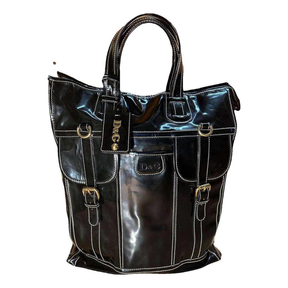 Patent leather 48h bag