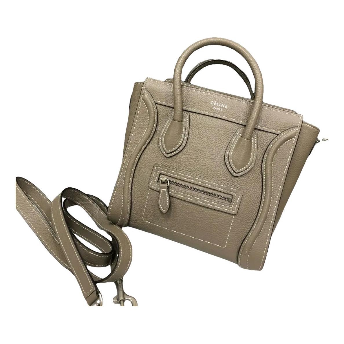 Nano Luggage leather handbag