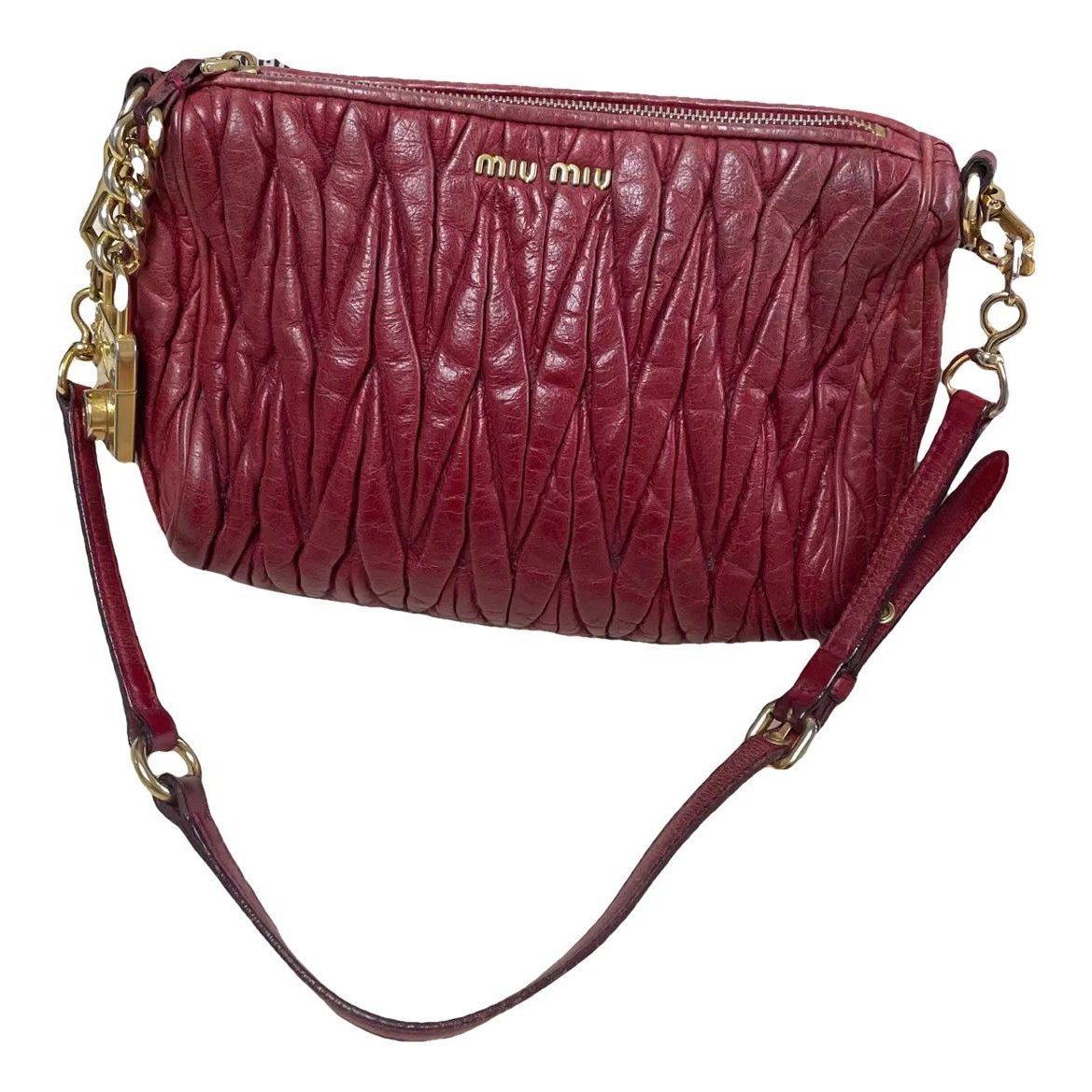 Miu Confidential leather handbag