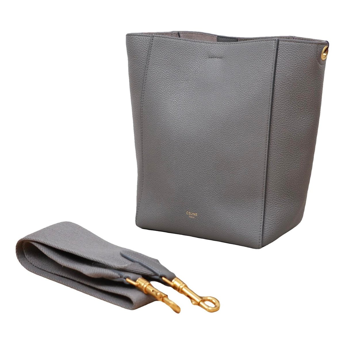 Seau Sangle leather tote