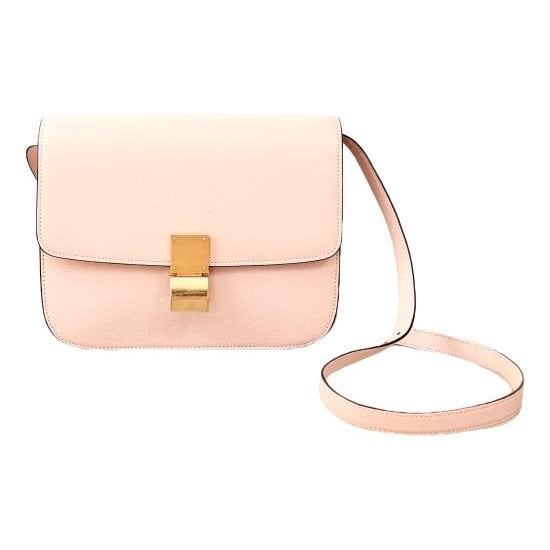 Classic leather crossbody bag