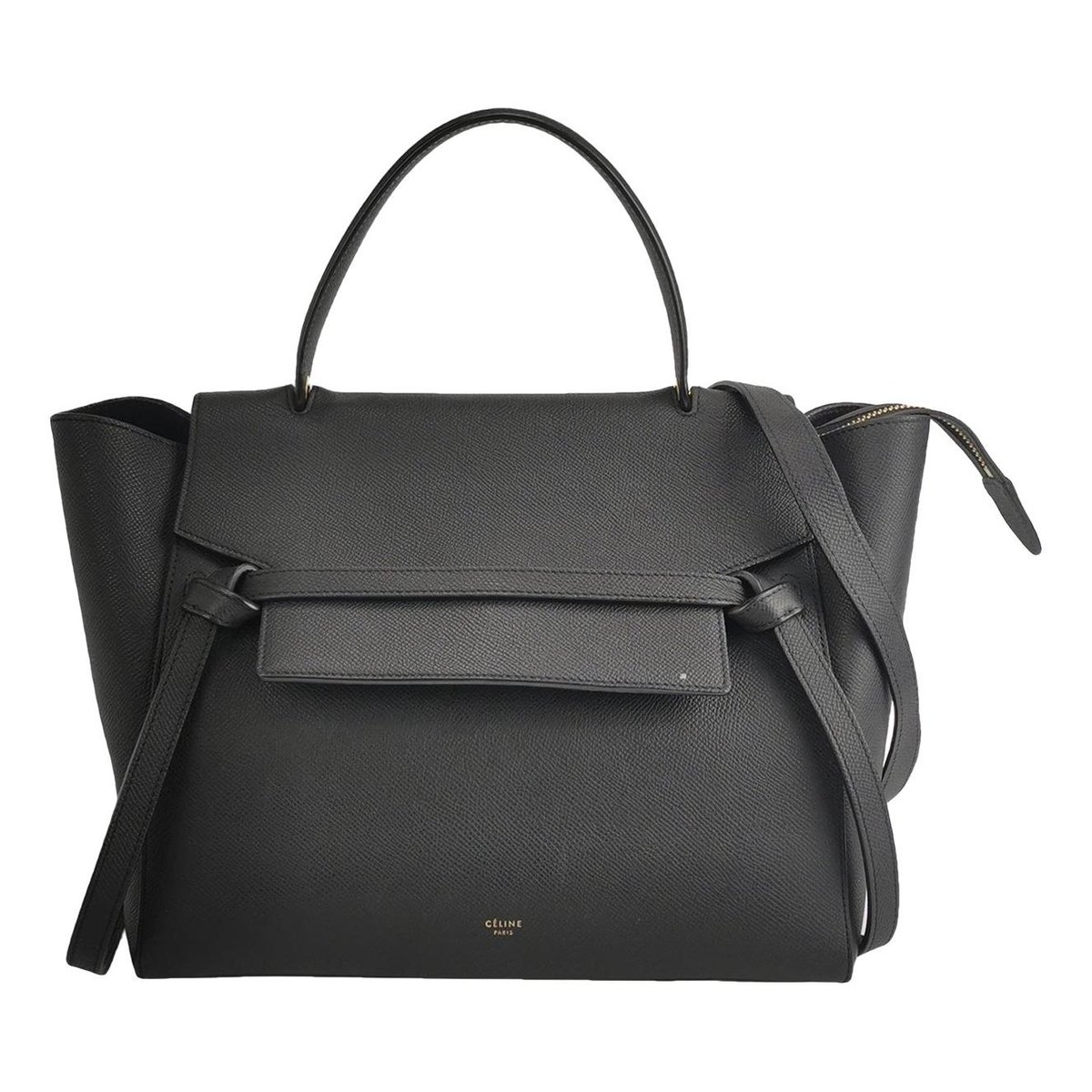 Belt leather handbag