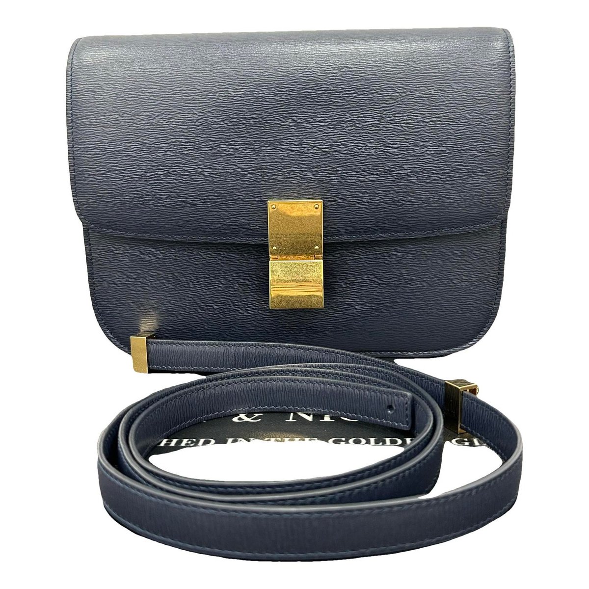 Classic leather crossbody bag