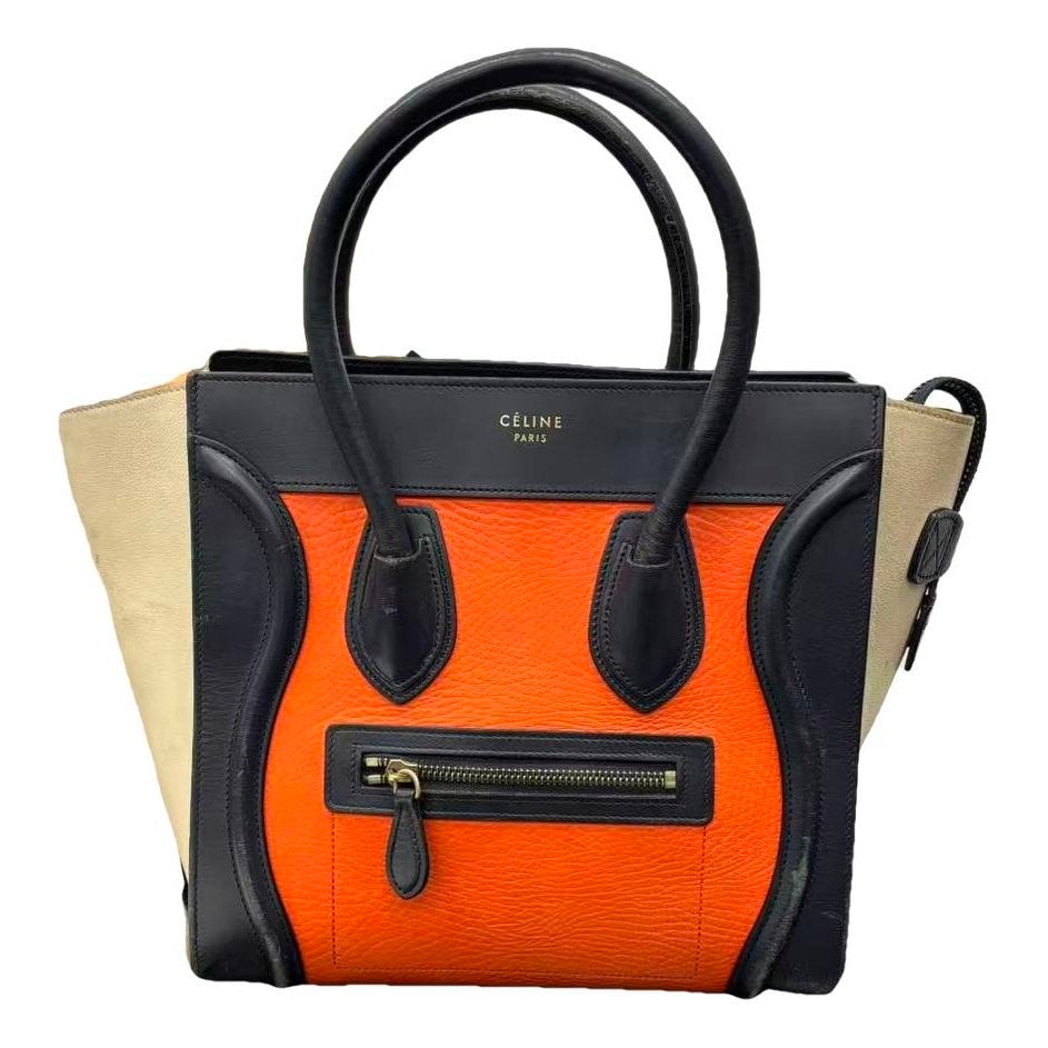Luggage leather handbag