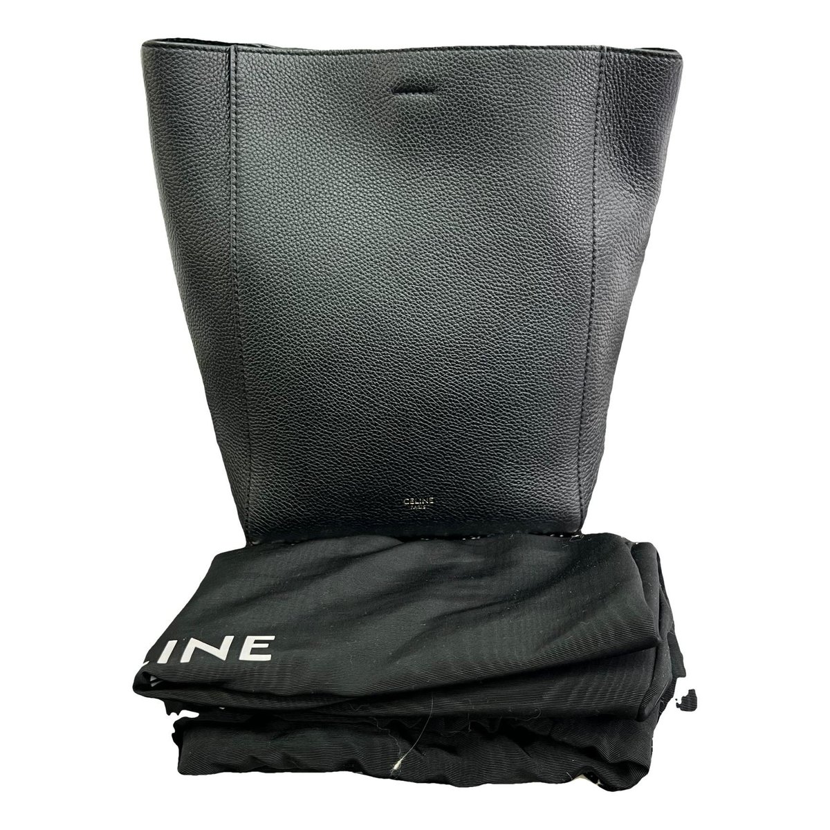 Seau Sangle leather handbag