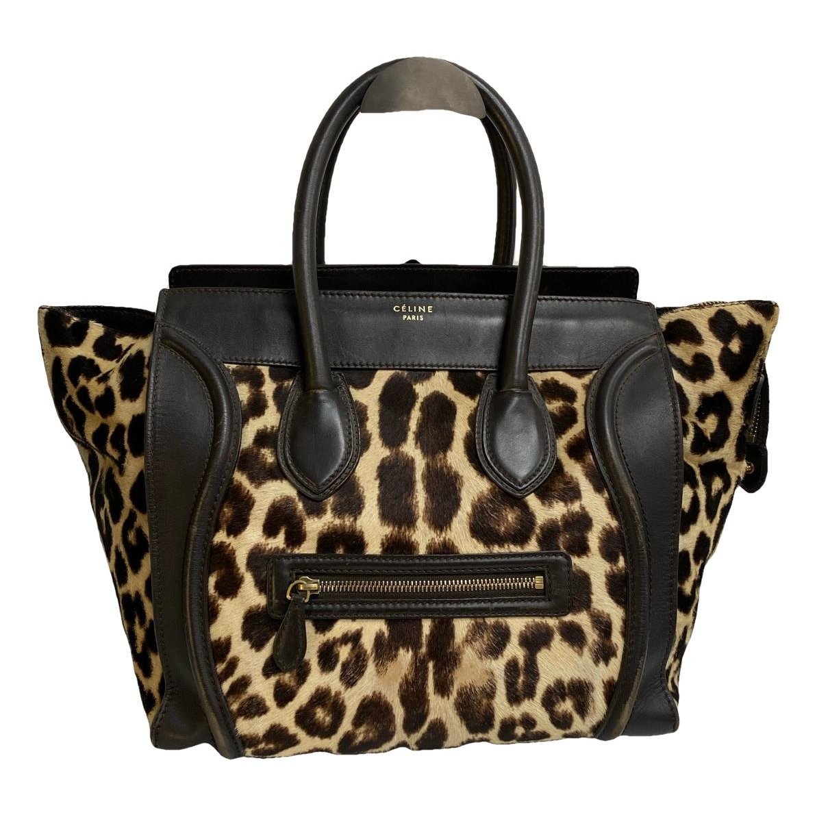 Luggage leather handbag