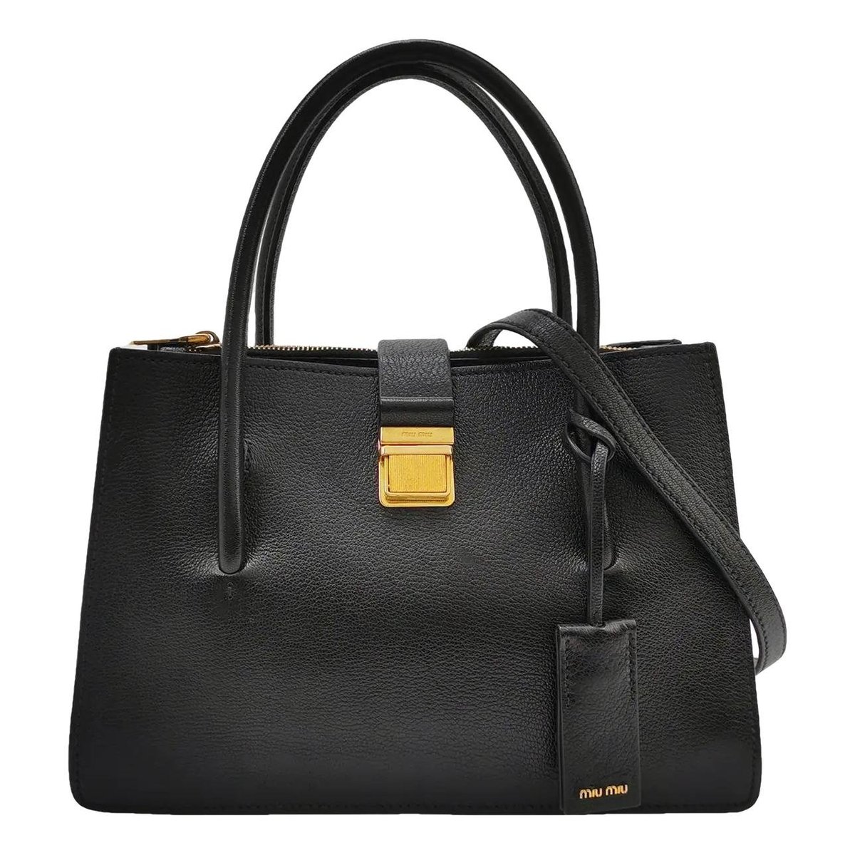 Madras leather crossbody bag