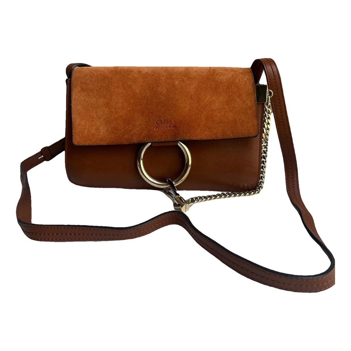 Faye leather crossbody bag