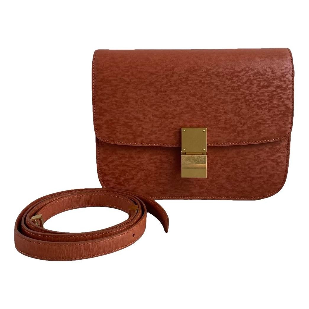 Classic leather crossbody bag
