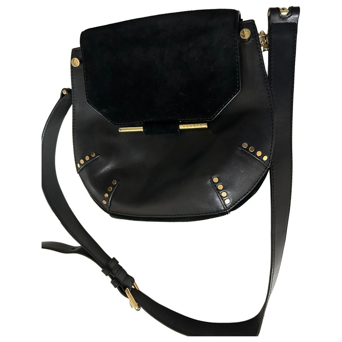 Addict leather crossbody bag