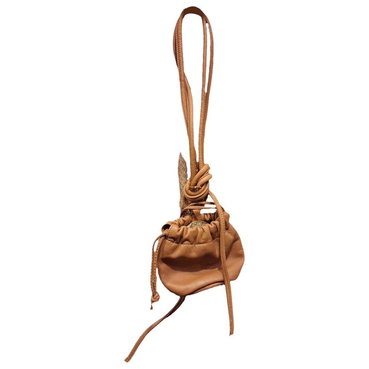 Leather clutch bag