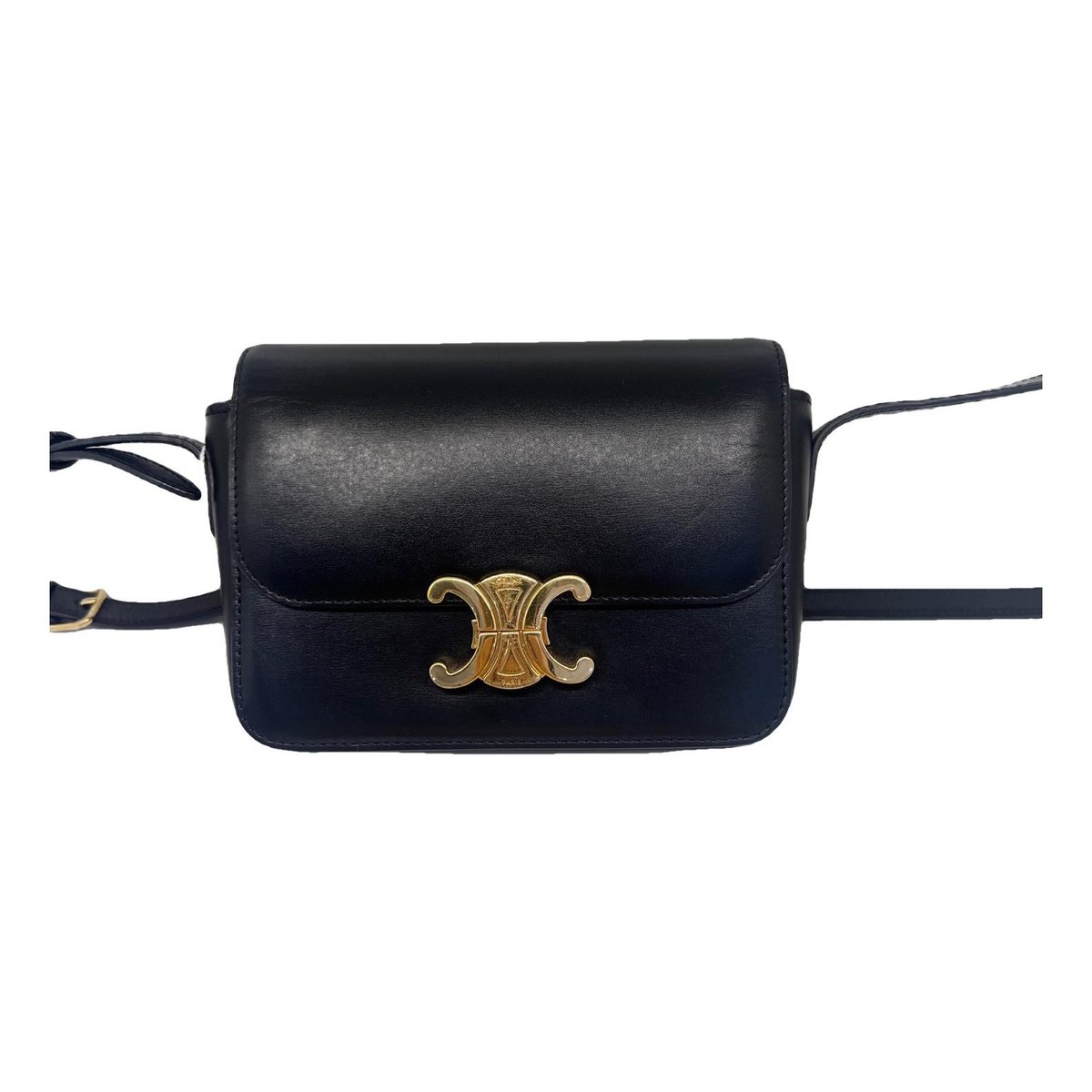 Triomphe leather handbag
