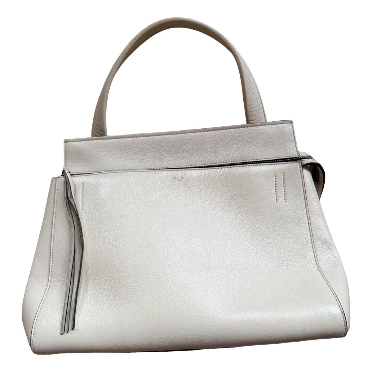 Edge leather handbag