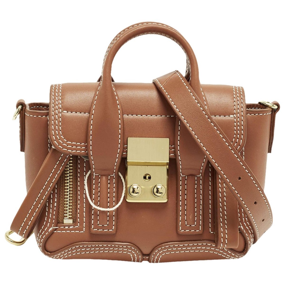 Leather satchel