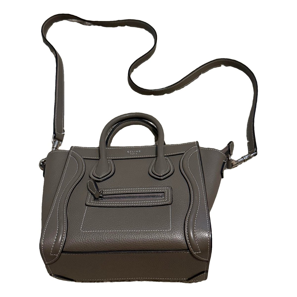 Nano Luggage leather handbag