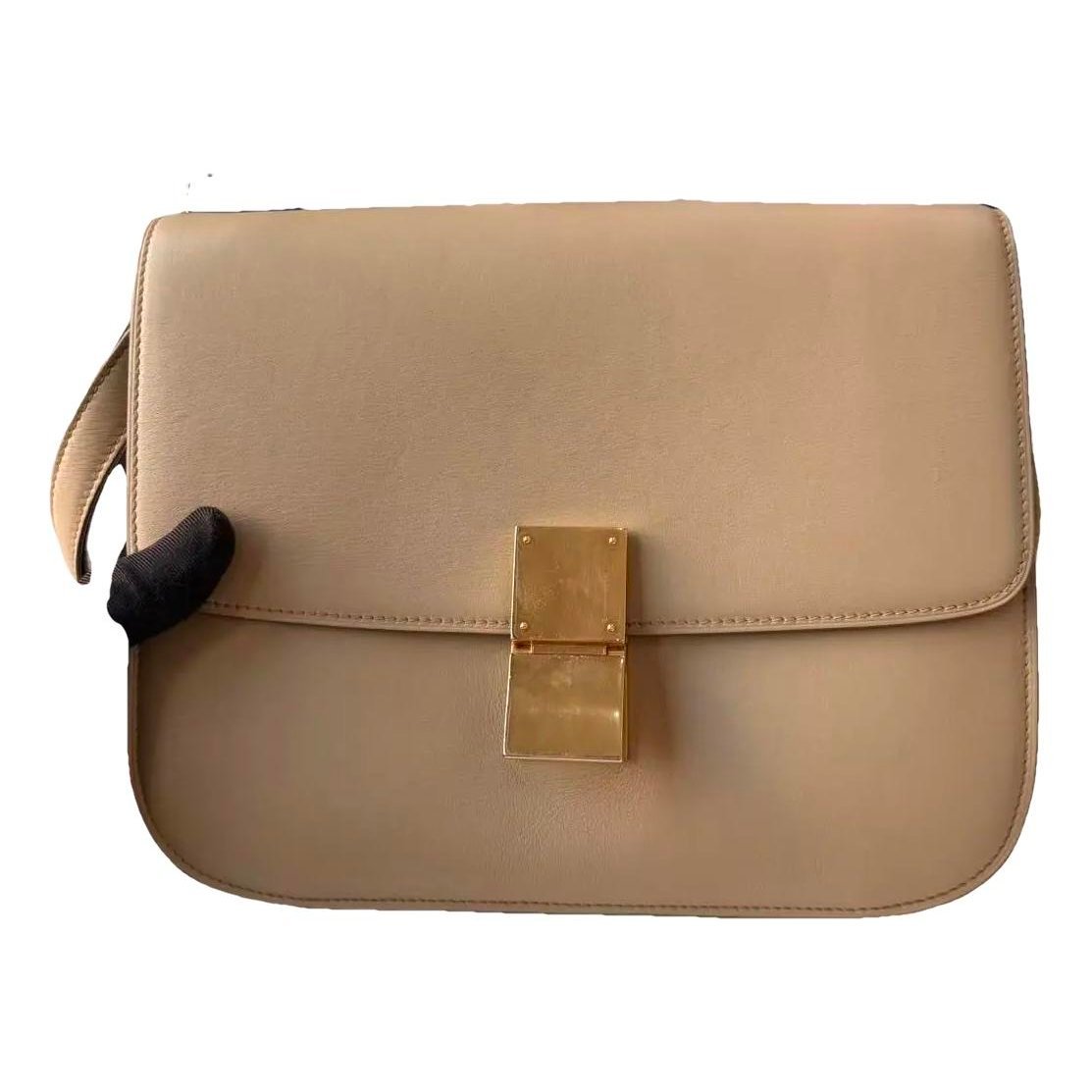 Classic leather crossbody bag
