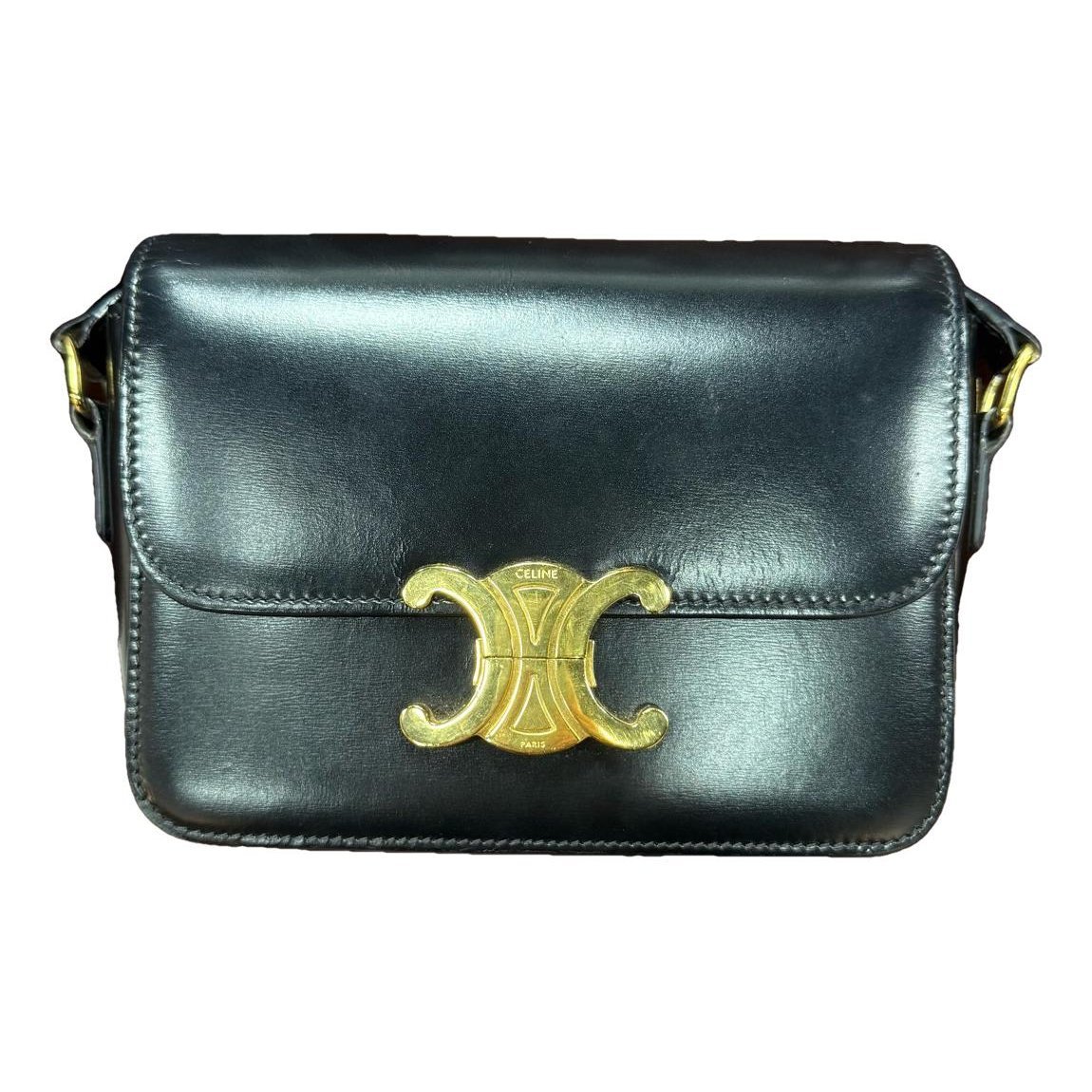 Triomphe leather handbag