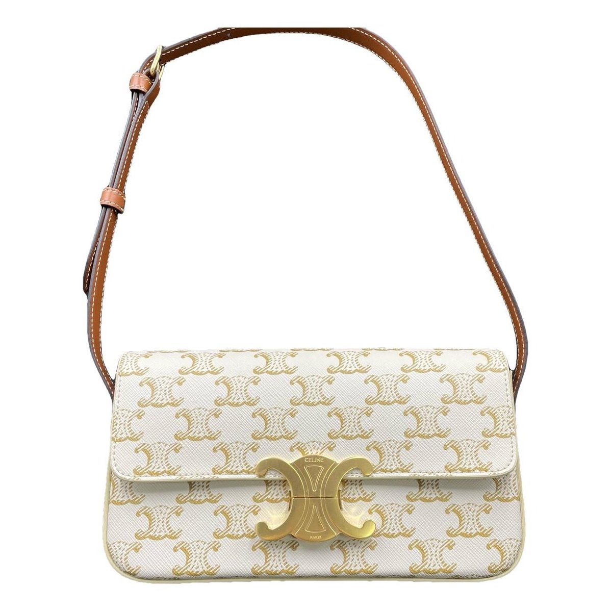 Triomphe Long leather handbag