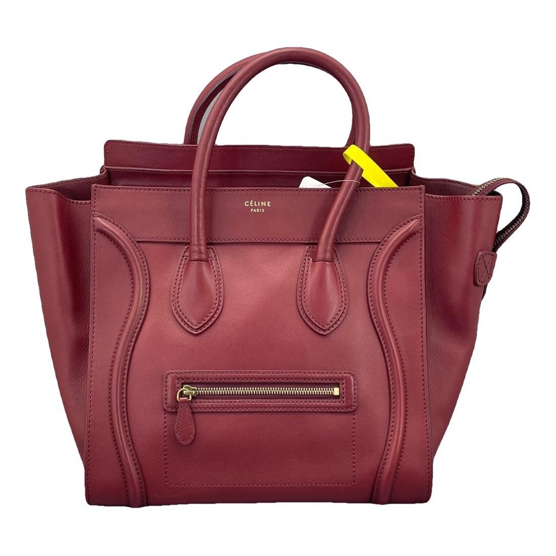 Luggage leather handbag