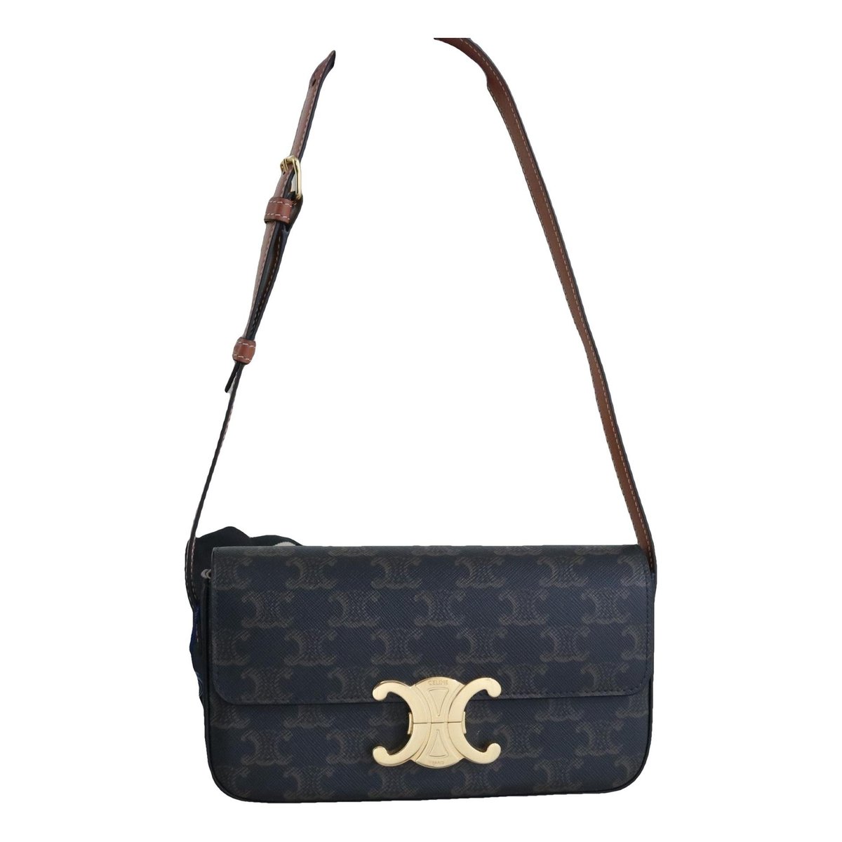 Triomphe Long leather handbag