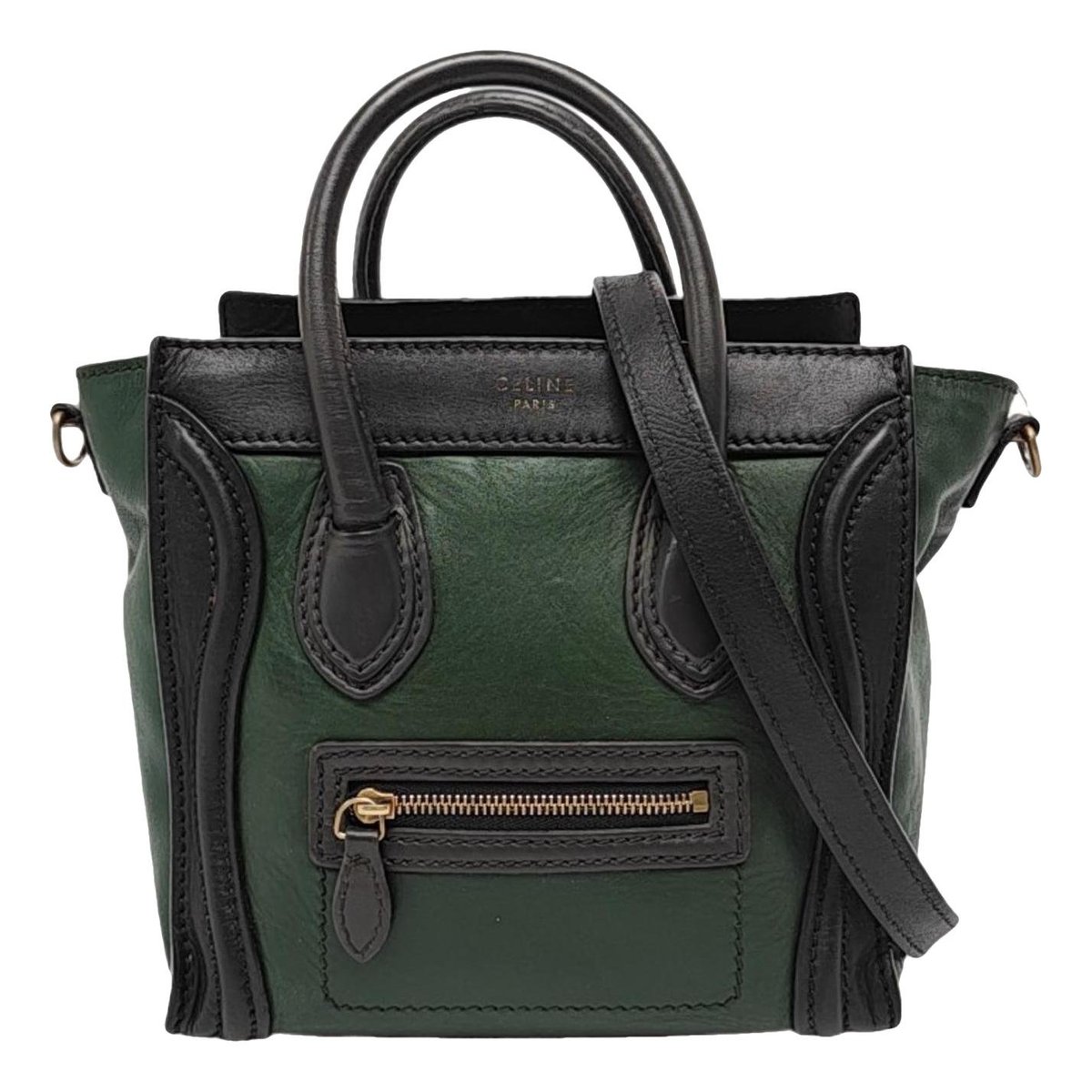 Nano Luggage leather handbag