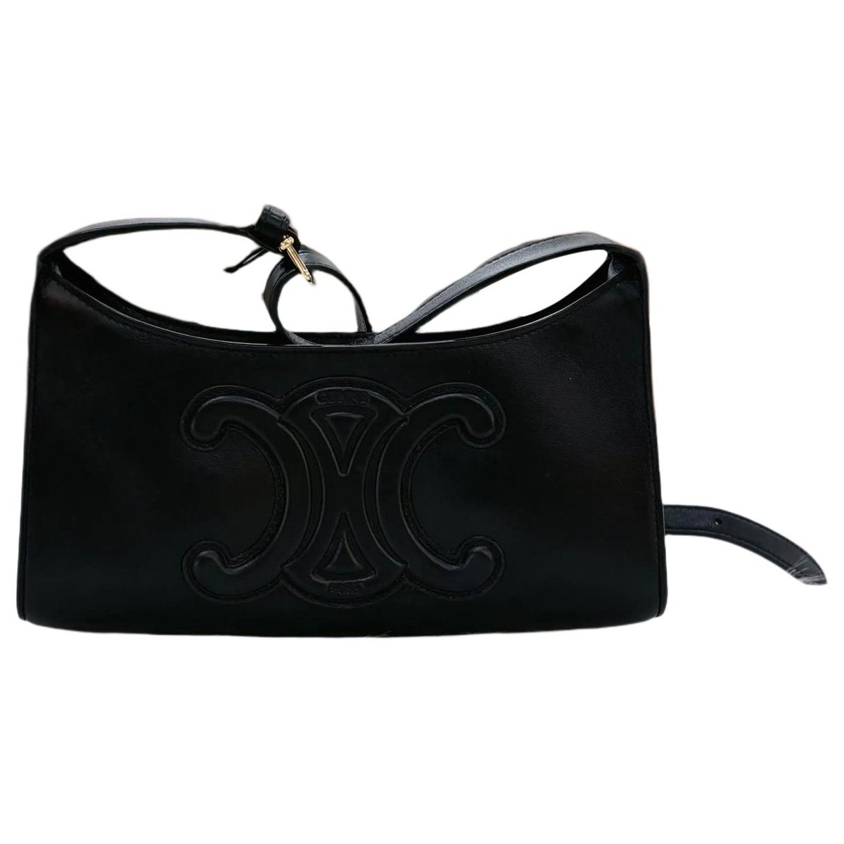 Triomphe leather handbag