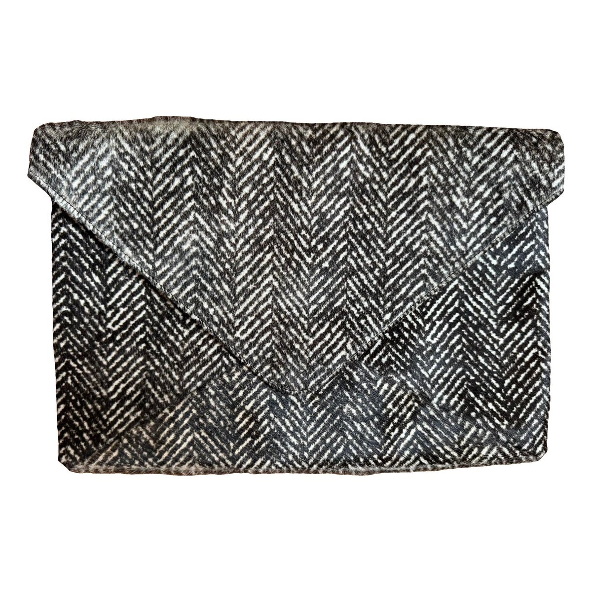 Pony-style calfskin clutch bag